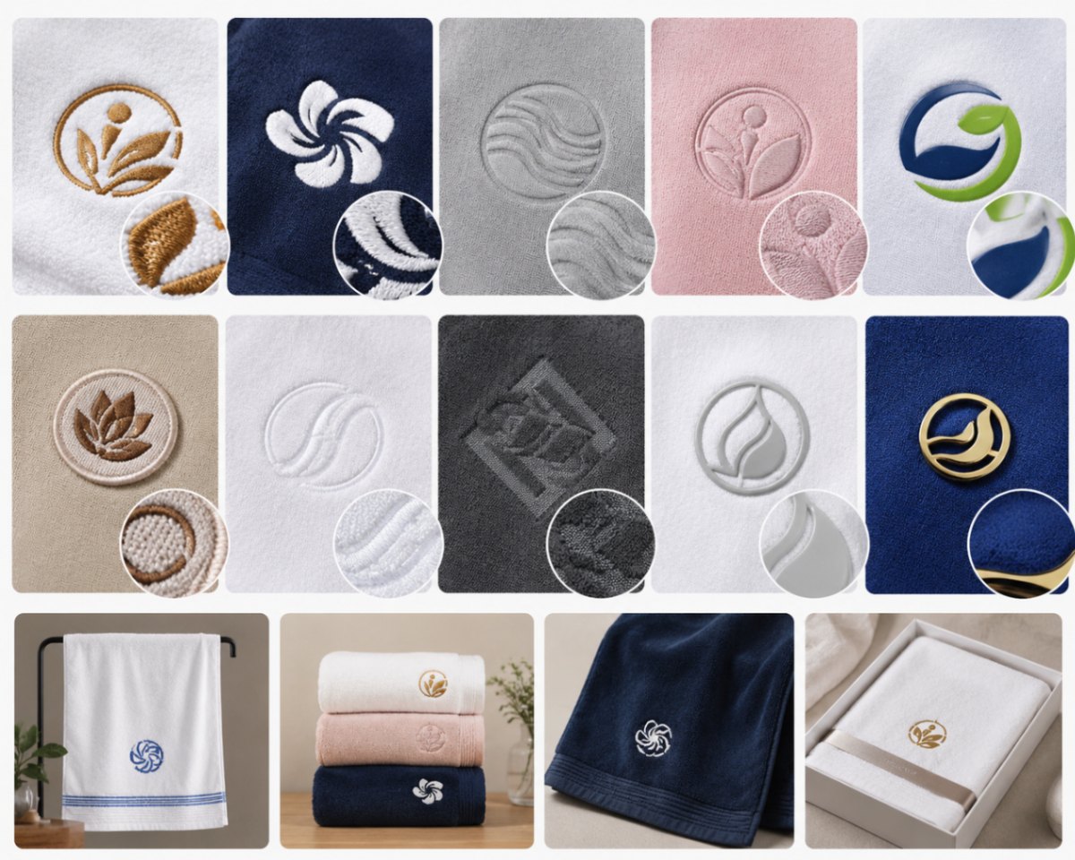 Các hình thức làm logo trên khăn