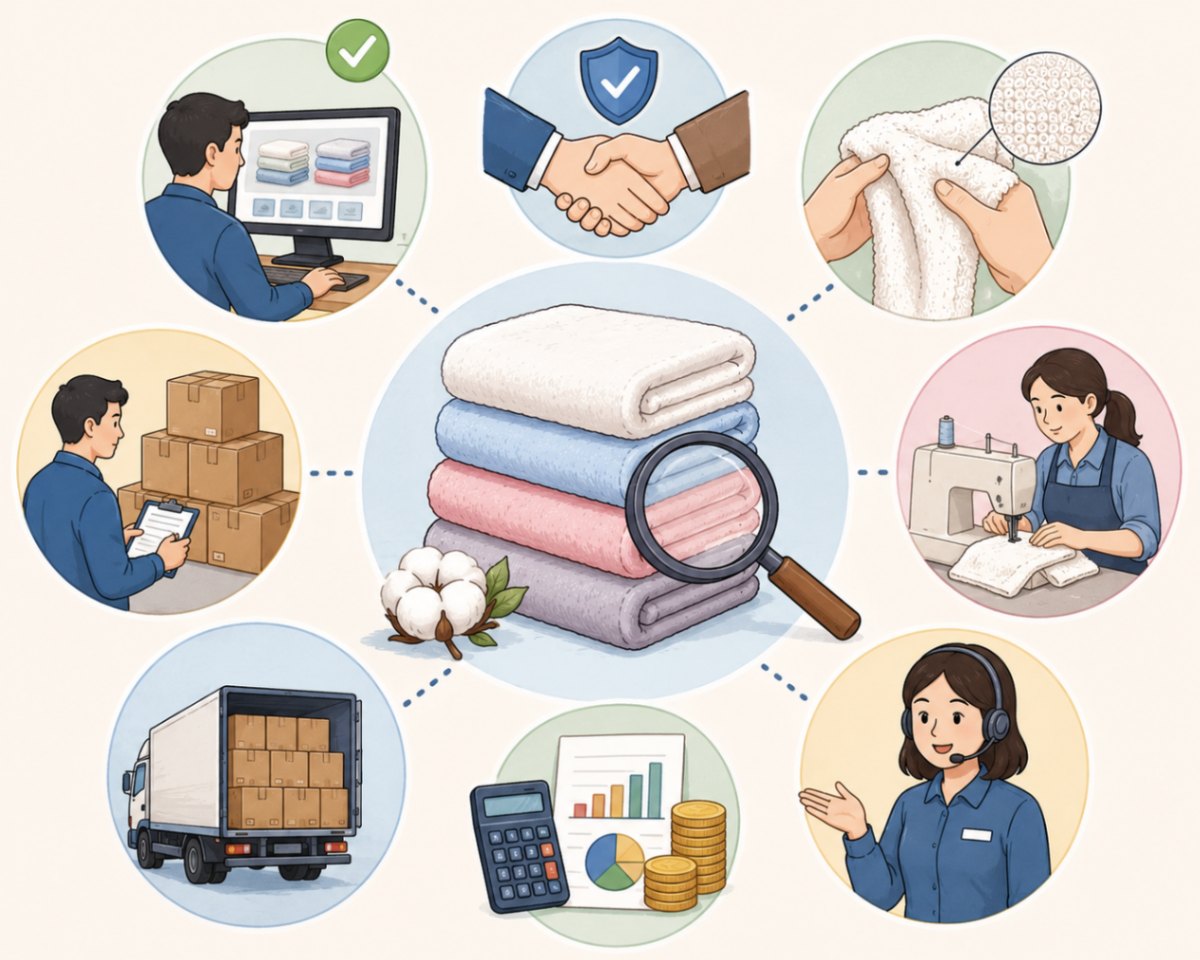 Vì sao không nên chỉ hỏi “khăn bông sỉ bao nhiêu tiền”?